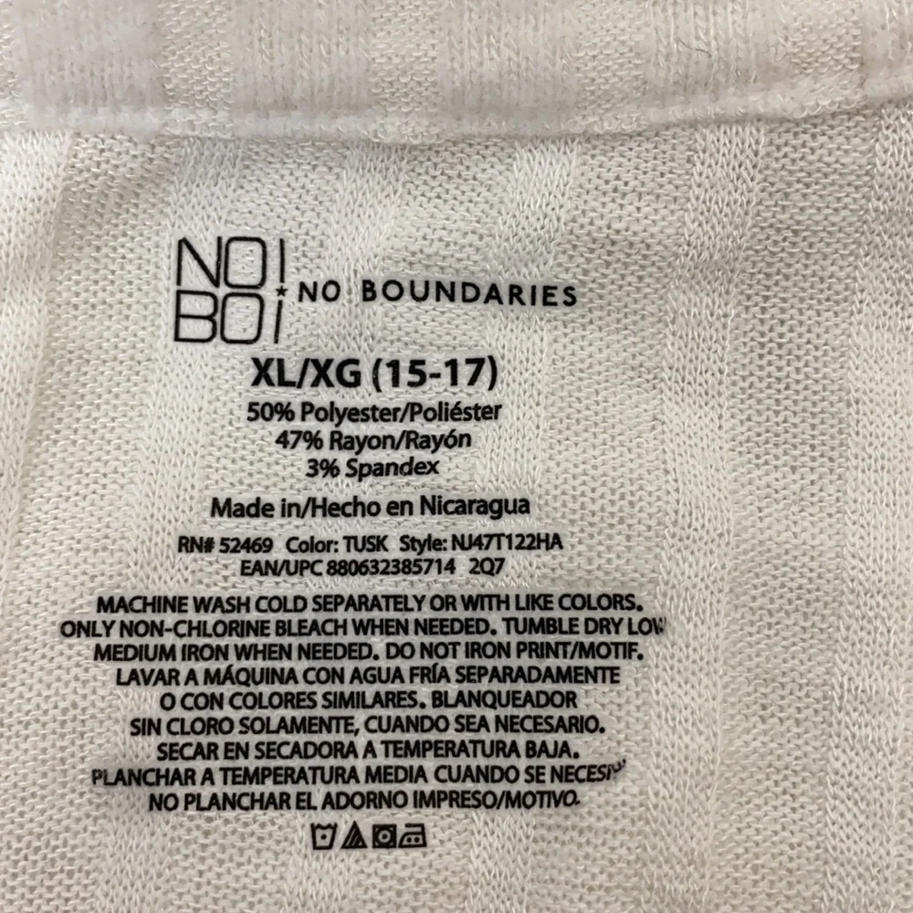 NoBo Cream Long Sleeve Top XL - Picture 6 of 9